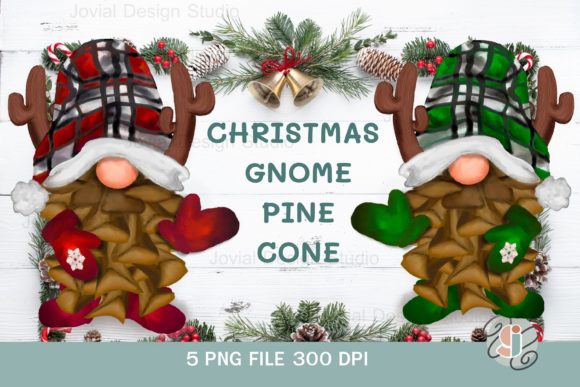 Bringing Whimsy to Winter: The Magic of Watercolor Gnome Christmas Pinecone Art