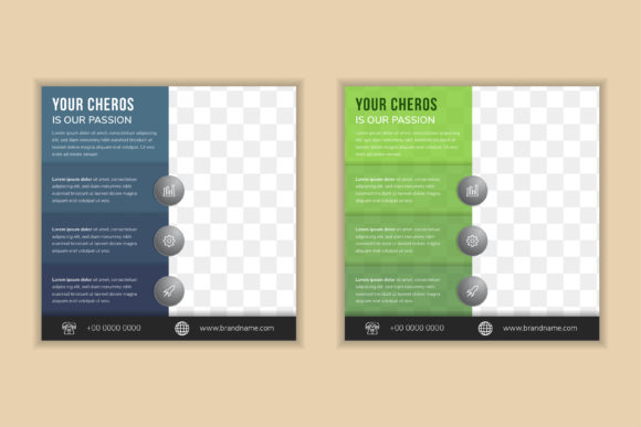 Chores Square Banner Mosaic: A Modern Design Template
