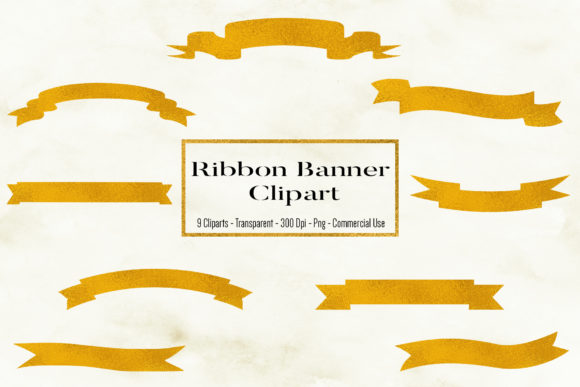 Elevate Your Designs with Premium Ribbon Banner Clipart