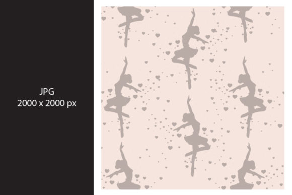 Female Danser Pattern: Ballerina JPG for Creators
