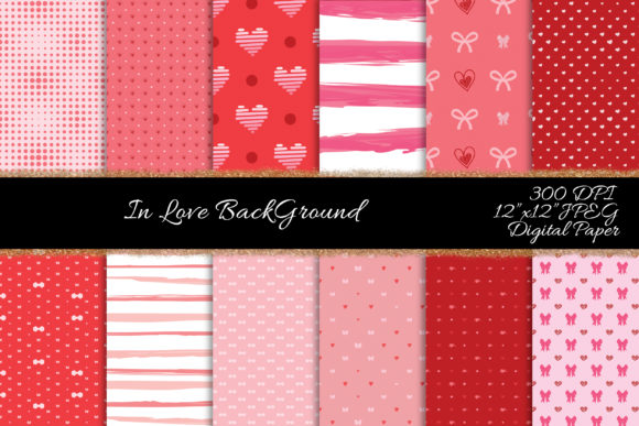 In Love Valentine Seamless Patterns: A Creative Bundle