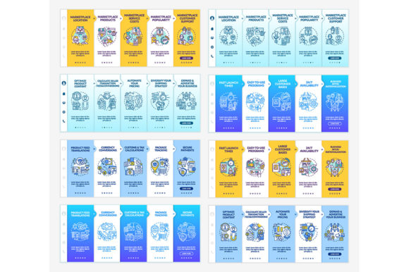 Streamlining Vendor Integration with Online Market Place Onboarding Vector Assets