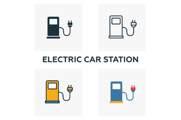 Visualizing the Future: The Essential Role of the Electric Car Station Outline Icon in Modern Design