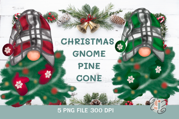 Watercolor Gnome Christmas Tree: A Creative Asset Guide